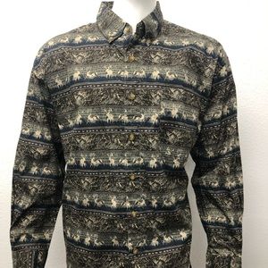 FIELD & STREAM Brown Large Buck Hunting Shirt XL